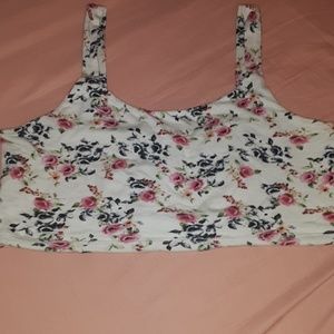 Floral crop top